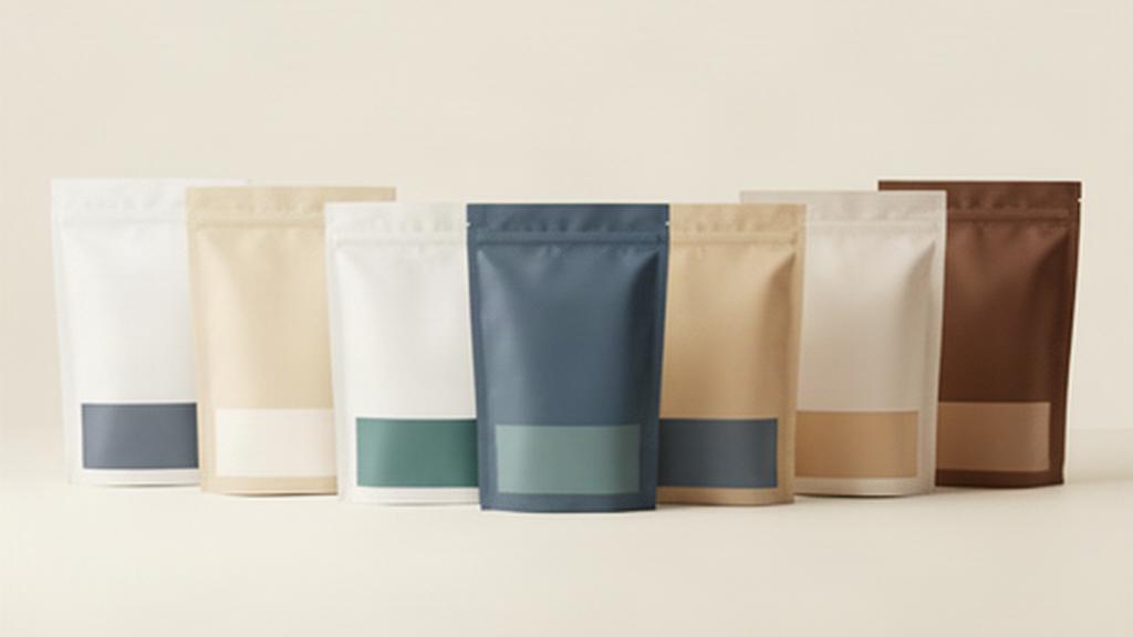 Linea di prodotti private label con confezioni coordinate su fondo chiaro